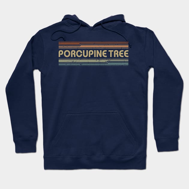 Porcupine Tree Retro Lines Hoodie by casetifymask